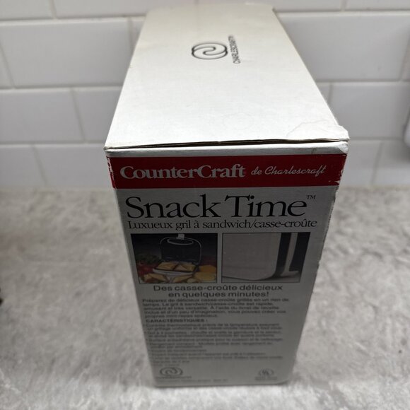 CounterCraft Snack Time Delux Sandwich/Snack Maker. New in Box. - Picture 2 of 7